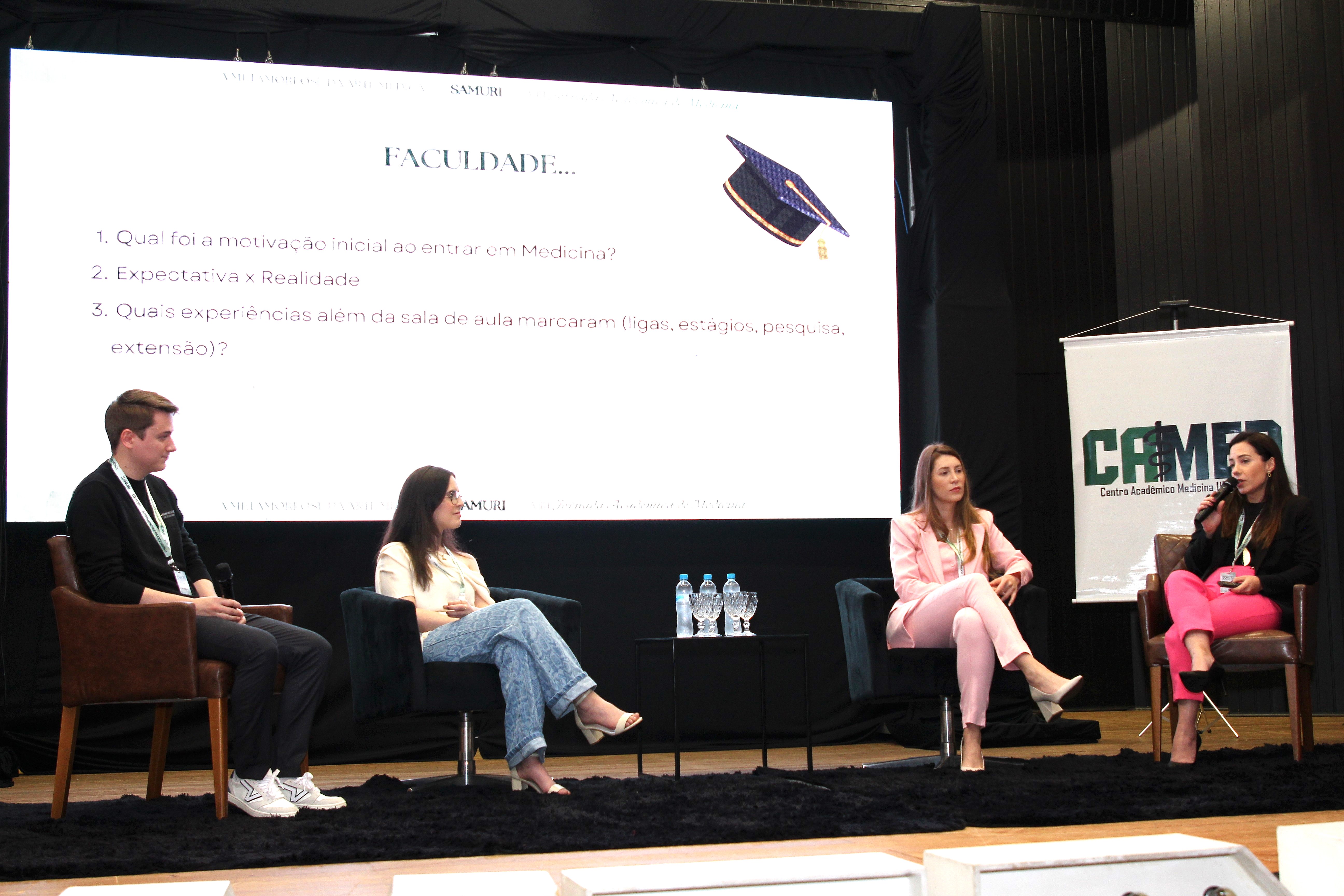 Ir para  <p><big>A Semana Acad&ecirc;mica de Medicina da URI (SAMURI) promoveu na quinta-feira, 02, contou com o painel &ldquo;Entre escolhas e transforma&ccedil;&otilde;es: a metamorfose da arte m&eacute;dica&rdquo;,...