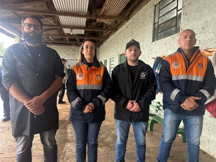 Defesa Civil do Estado acompanha situação após temporal e granizo em Viadutos