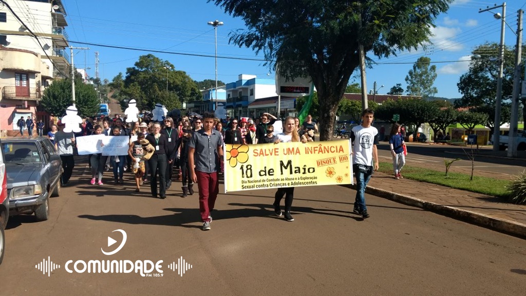 Ir para  <p><big>O evento foi promovido pelo Centro de Refer&ecirc;ncia de Assist&ecirc;ncia Social (CRAS) com o intuito de combater o Abuso e a Explora&ccedil;&atilde;o Sexual de crian&ccedil;as e adolescentes no nosso...