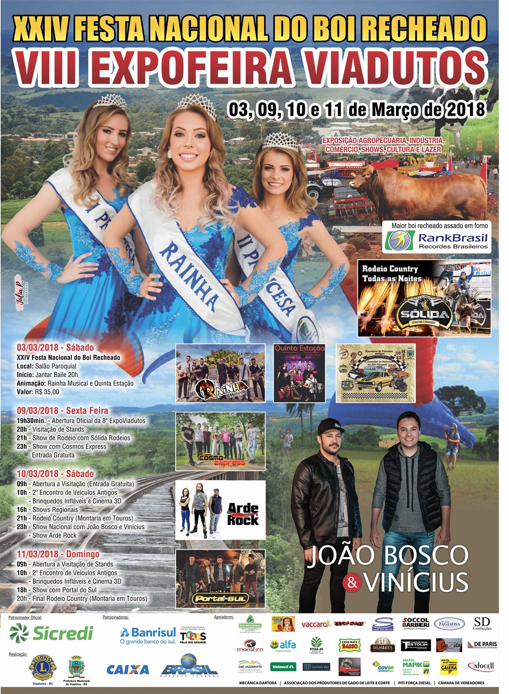 Ir para  <p>Na manh&atilde; desta quarta-feira (14/02), o prefeito municipal de Viadutos, Claiton dos Santos Brum concedeu entrevista &agrave; r&aacute;dio Comunidade FM. O prefeito falou sobre a programa&ccedil;&atilde;o...