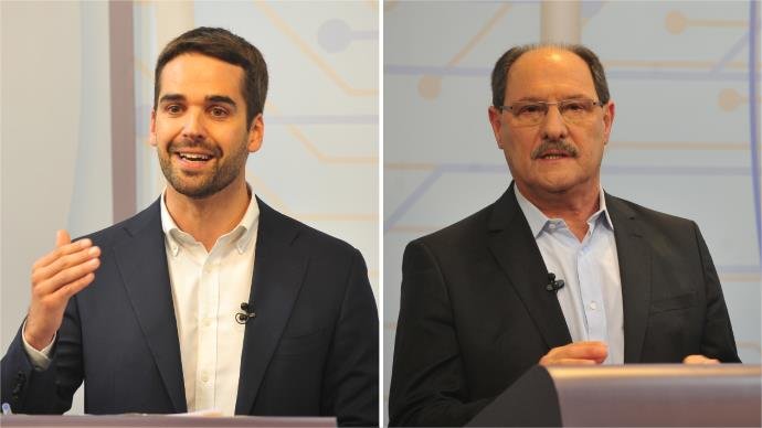 Ir para  <p><big>Eduardo Leite (PSDB) x Jos&eacute; Ivo Sartori (MDB). O segundo turno das elei&ccedil;&otilde;es para governador do Rio Grande do Sul ser&aacute; disputado entre o ex-prefeito de Pelotas e o atual governador do...
