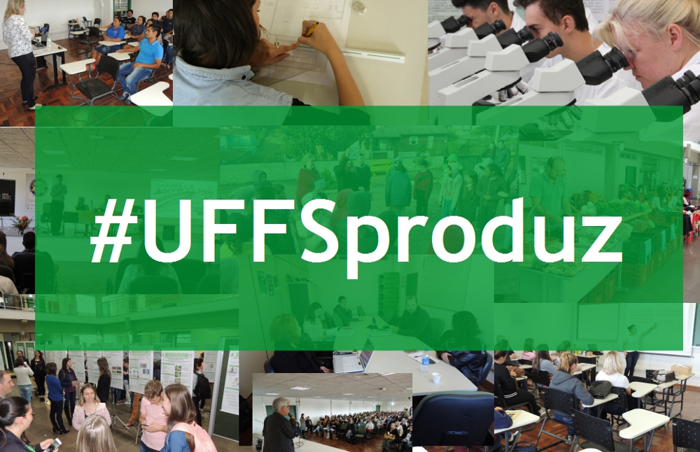Ir para  <p><big>Se voc&ecirc; entrar em alguma rede social, principalmente no Facebook, e digitar no campo de busca a hashtag #uffsproduz, encontrar&aacute; uma s&eacute;rie de publica&ccedil;&otilde;es feitas por...