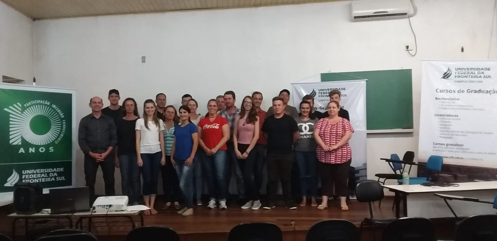 Ir para  <p><big>Iniciou no dia 9 de dezembro, em Marcelino Ramos, o curso de Forma&ccedil;&atilde;o Continuada em Gest&atilde;o P&uacute;blica, promovido pela Universidade Federal da Fronteira Sul (UFFS) &ndash; Campus...