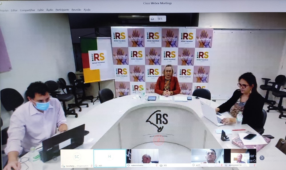 Ir para  <p><big>Os prefeitos da AMAU participaram na tarde de quinta-feira, 18, de uma reuni&atilde;o por videoconfer&ecirc;ncia com a Secret&aacute;ria de Estado da Sa&uacute;de, Arita Bergmann, que na presen&ccedil;a de...