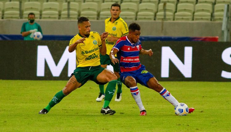 Ir para  <p><big>Na noite desta ter&ccedil;a-feira (6), o canarinho at&eacute; fez um bom enfrentamento contra o tricolor de a&ccedil;o, mas perdera a partida por 1 a 0, na Arena Castel&atilde;o, em Fortaleza, pela segunda fase...