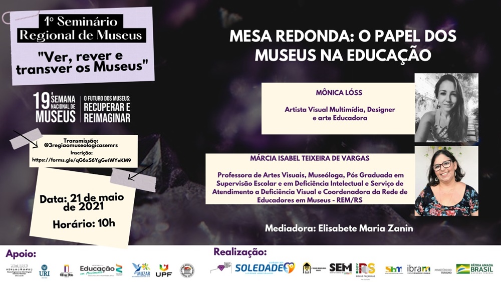 Ir para  <p><big>Al&eacute;m de realizar o Webin&aacute;rio sobre os desafios futuros dos museus de ci&ecirc;ncias, aberto nesta segunda-feira, 17, e que tem sequ&ecirc;ncia na quinta-feira, 20, a URI Erechim, entre outras...