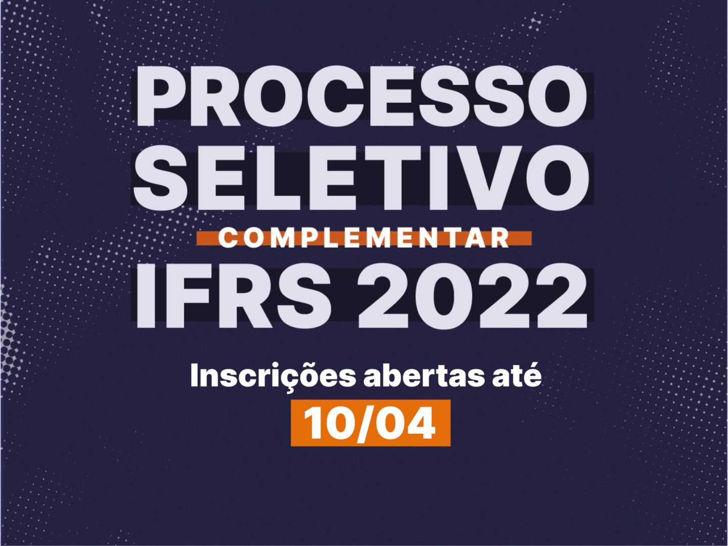Ir para  <p><br />
<big>Os interessados em come&ccedil;ar um curso de gradua&ccedil;&atilde;o ainda neste primeiro semestre t&ecirc;m<br />
uma nova oportunidade. O Instituto Federal do Rio Grande do Sul (IFRS) -...