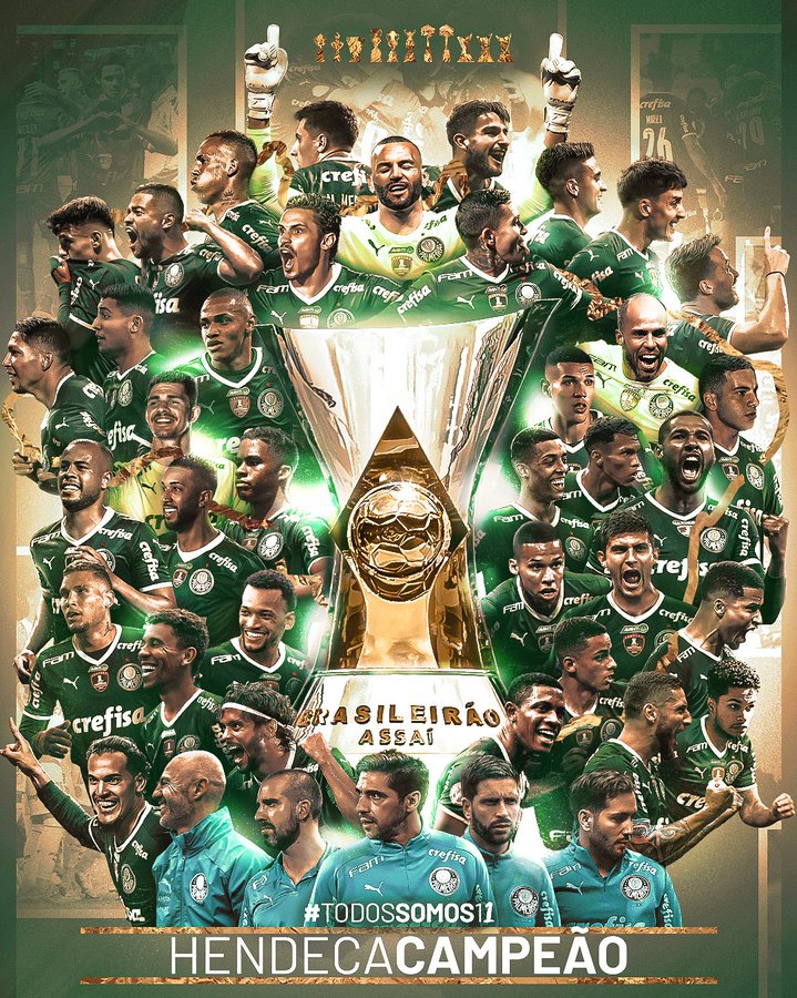 Ir para  <p><big>J&aacute; com a conquista do t&iacute;tulo do Brasileiro de 2022 garantida, o Palmeiras entrou em campo na noite desta quarta-feira (2) no Allianz Parque para comemorar junto com sua torcida. E a festa n&atilde;o...