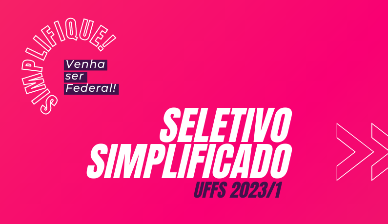 Ir para  <p>(02/02/23) ERECHIM/RS - A Universidade Federal da Fronteira Sul (UFFS) lan&ccedil;ou o Processo Seletivo Simplificado para ingresso em seus cursos de gradua&ccedil;&atilde;o no primeiro semestre letivo de 2023. A...