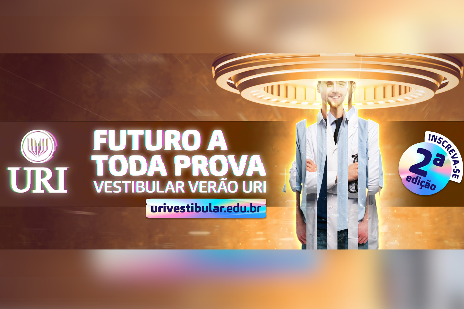 Ir para  <p>A URI Erechim realiza no pr&oacute;ximo dia 27 de fevereiro, segunda-feira, de forma online, a &uacute;ltima sele&ccedil;&atilde;o para ingresso na Universidade por meio do Vestibular de Ver&atilde;o 2&ordf;...