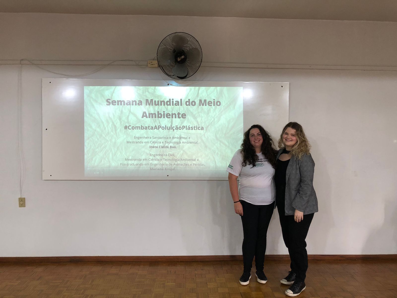Ir para  <p><big>As acad&ecirc;micas Inete Cleide Ba&uacute; e Mariana Krogel, mestrandas do Programa de P&oacute;s-gradua&ccedil;&atilde;o em Ci&ecirc;ncia e Tecnologia Ambiental da UFFS &ndash; Campus Erechim,...