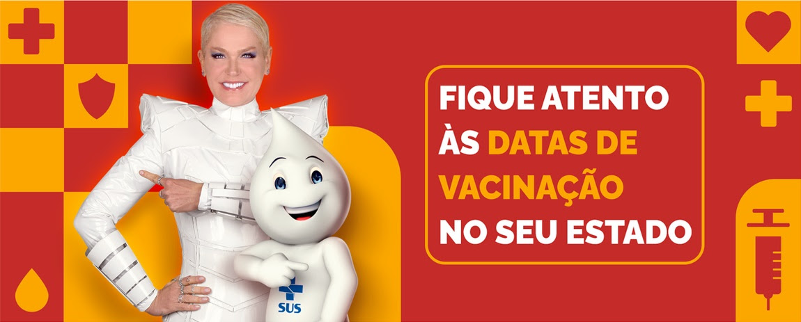 Ir para  <p><big>Para ajudar o Z&eacute; Gotinha em uma nobre miss&atilde;o, a Rainha dos Baixinhos, Xuxa, marca sua presen&ccedil;a na campanha de multivacina&ccedil;&atilde;o para retomar um di&aacute;logo importante...