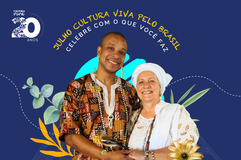 Ir para  <p><big>O m&ecirc;s de julho de 2024 ficou marcado na hist&oacute;ria da Cultura Viva com mais de 800 atividades celebrativas aos 20 anos dessa pol&iacute;tica nacional que certifica e reconhece grupos culturais em todos o...