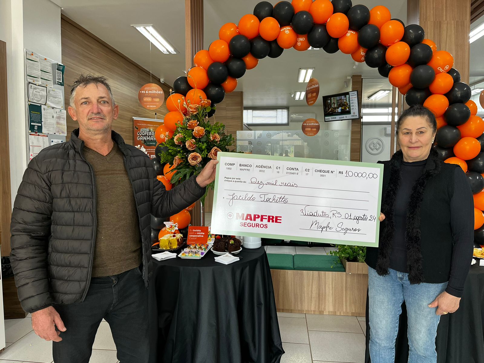 Ir para  <p><big>Uma importante conquista foi celebrada pela Cresol nesta quinta-feira 1&ordm; de agosto de 2024. A Cresol Centro Norte realizou a entrega de um pr&ecirc;mio no valor de R$10 mil ao associado Jacildo Tochetto de...